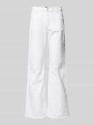 JOOP! Flared Fit Jeans mit Eingrifftaschen Modell 'Emilia' in Offwhite...