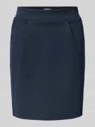 ICHI Minirock mit elastischem Bund Modell 'Kate' in Marine, Größe XXL