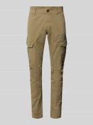 PME Legend Tapered Fit Cargohose mit Label-Print Modell 'NORDROP' in O...