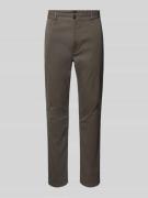 BOSS Orange Slim Fit Chino mit Gesäßtaschen in Beige, Größe 36/34