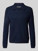 Marc O'Polo Regular Fit Strickjacke aus strukturiertem Baumwoll-Mix in...