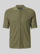 Marc O'Polo Regular Fit Strickjacke aus Baumwoll-Viskose-Mix mit Leine...