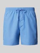 Calvin Klein Underwear Badehose mit Label-Print in Rauchblau, Größe L