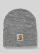 Carhartt Work In Progress Beanie mit Label-Patch Modell 'WATCH' in Hel...