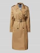 Fuchs Schmitt Trenchcoat mit Taillengürtel in Camel, Größe 36