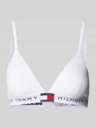 TOMMY HILFIGER Triangel-BH mit elastischem Label-Bund Modell 'TH HERIT...