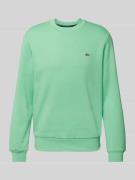 Lacoste Sweatshirt mit Rundhalsausschnitt in Hellgruen, Größe L