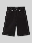 Blue Effect Regular Fit Jeansshorts im 5-Pocket-Design in Black, Größe...