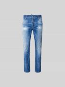 Dsquared2 Slim Fit Jeans im Destroyed-Look in Marine, Größe 46