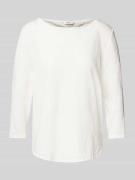s.Oliver RED LABEL Relaxed Fit 3/4-Shirt aus reiner Baumwolle in Weiss...