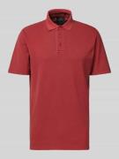 ARMANI EXCHANGE Poloshirt mit kurzer Knopfleiste in Rot, Größe L