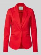 ICHI Slim Fit Blazer mit Paspeltaschen Modell 'KATE' in Rot, Größe L