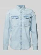 G-Star Raw Slim Fit Jeanshemd mit Brustpattentaschen Modell 'Dakota' i...