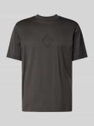 Emporio Armani T-Shirt mit Logo-Detail in Anthrazit, Größe XL