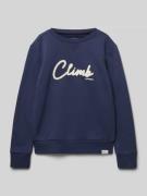Garcia Sweatshirt mit Label-Detail in Blau, Größe 176