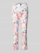 Christian Berg Woman Slim Fit Hose mit verkürztem Schnitt in Offwhite,...