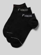 Emporio Armani Socken mit Label-Print im 3er-Pack in Black, Größe 39-4...