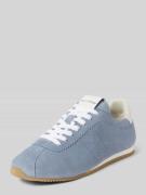 Marc O'Polo Low Top Sneaker aus Veloursleder in Bleu, Größe 36