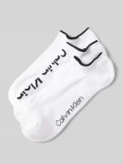 CK Calvin Klein Socken mit Label-Print im 3er-Pack in Weiss, Größe 40-...