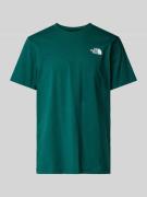 The North Face T-Shirt mit Label-Print in Gruen, Größe M