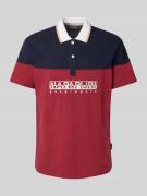 Napapijri Regular Fit Poloshirt mit Label-Stitching Modell 'SATURNIA' ...
