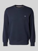 Gant Regular Fit Sweatshirt mit Label-Stitching Modell 'SHIELD' in Mar...