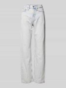 Calvin Klein Jeans High Waist Straight Leg Jeans aus reiner Baumwolle ...