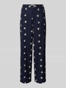 Pepe Jeans Straight Leg Stoffhose aus Viskose-Mix mit Leinen-Anteil Mo...