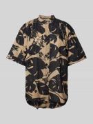 Marc O'Polo Loose Fit Kurzarmbluse aus reiner Baumwolle mit Raffungen ...