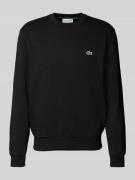 Lacoste Sweatshirt mit Logo-Detail in Black, Größe XL