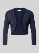 Jake*s Cocktail Bolero mit Schalkragen in Marine, Größe 32