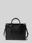 Liu Jo White Handtasche mit Label-Applikation Modell 'RIDHI' in Black,...