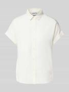 Jake*s Casual Regular Fit Hemdbluse mit Knopfleiste in Offwhite, Größe...