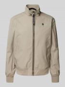 G-Star Raw Jacke mit Stehkragen in Beige, Größe L