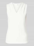 Selected Femme Tanktop mit Raffungen Modell 'TENNY' in Offwhite, Größe...