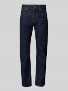 Levi's® Straight Fit Jeans mit Stretch-Anteil Modell '502' in Dunkelbl...