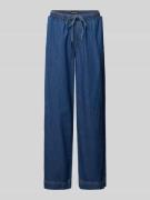 Pieces Wide Leg Jeans aus reiner Baumwolle Modell 'TABI' in Dunkelblau...