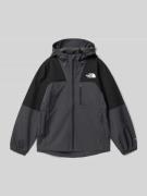 The North Face Jacke mit Kapuze in Graphit, Größe XXL