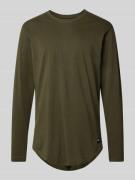 Jack & Jones Longsleeve mit geripptem Rundhalsausschnitt Modell 'ENOA'...