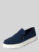 Tommy Hilfiger Loafer aus Rindsvelours in Dunkelblau, Größe 40