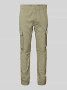 Calvin Klein Jeans Skinny Fit Cargohose mit Label-Patch in Taupe, Größ...