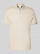 CK Calvin Klein Slim Fit Poloshirt mit Logo-Stitching Modell 'LIQUID T...