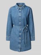 Tom Tailor Denim Relaxed Fit Jeanskleid aus reiner Baumwolle in Blau, ...