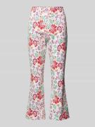 STEHMANN Slim Fit Stoffhose mit verkürztem Schnitt Modell 'Ina' in Pin...