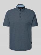 ARMANI EXCHANGE Poloshirt mit kurzer Knopfleiste in Marine, Größe L