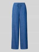 s.Oliver RED LABEL Loose Fit Weite Hose aus Leinen-Mix in Denim-Optik ...
