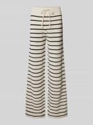 VILLA SOPHIE Straight Leg Strickhose mit Label-Applikation Modell 'NUR...