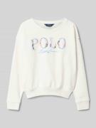 Polo Ralph Lauren Kids Sweatshirt mit Label-Stitching und Rundhalsauss...