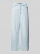 JAKE*S STUDIO WOMAN Wide Leg Jeans mit elastischem Bund in Hellblau Me...