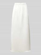 MM Maxirock mit elastischem Bund Modell 'NUEVO' in Offwhite, Größe 38